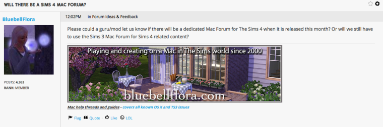 Sims 4 Mac Forum