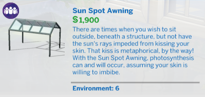 Sun awning
