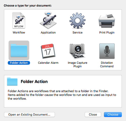 Folder Action