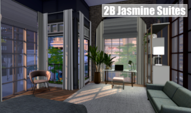2B Jasmine Suites Bedroom Office